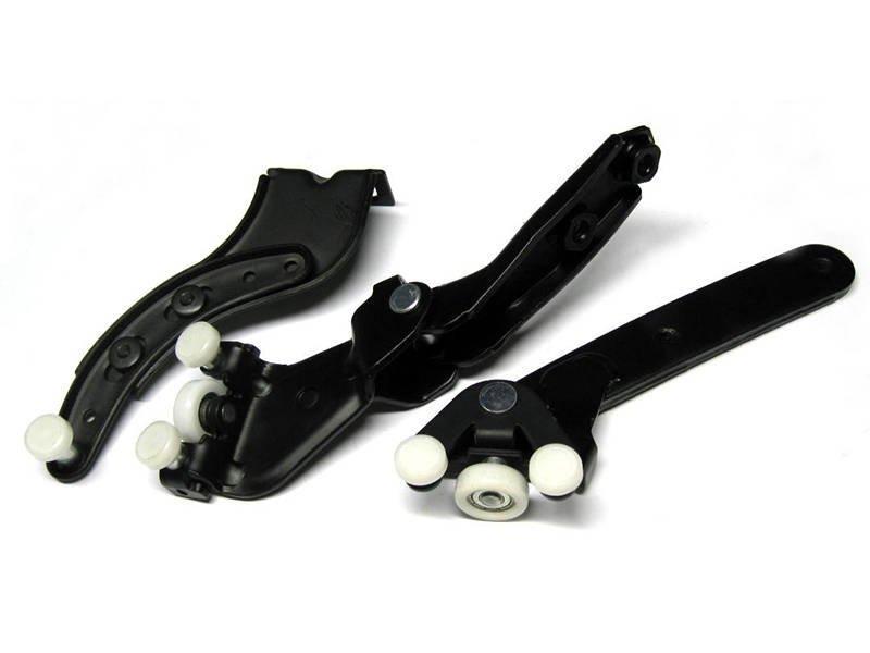 VW Caddy 2004- Schuifdeur Rollen, Set van 3