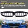 Car Gloss Black Kidney Grill Dual Slats Racing Grill For BMW 5 Series F10 F11 F18 520d 530d 540i 2010-2017 Replacement