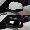 Side Rearview Mirror Protective Cover Cap, Exterior Modified Accessories for KIA Morning Picanto 2018-2023