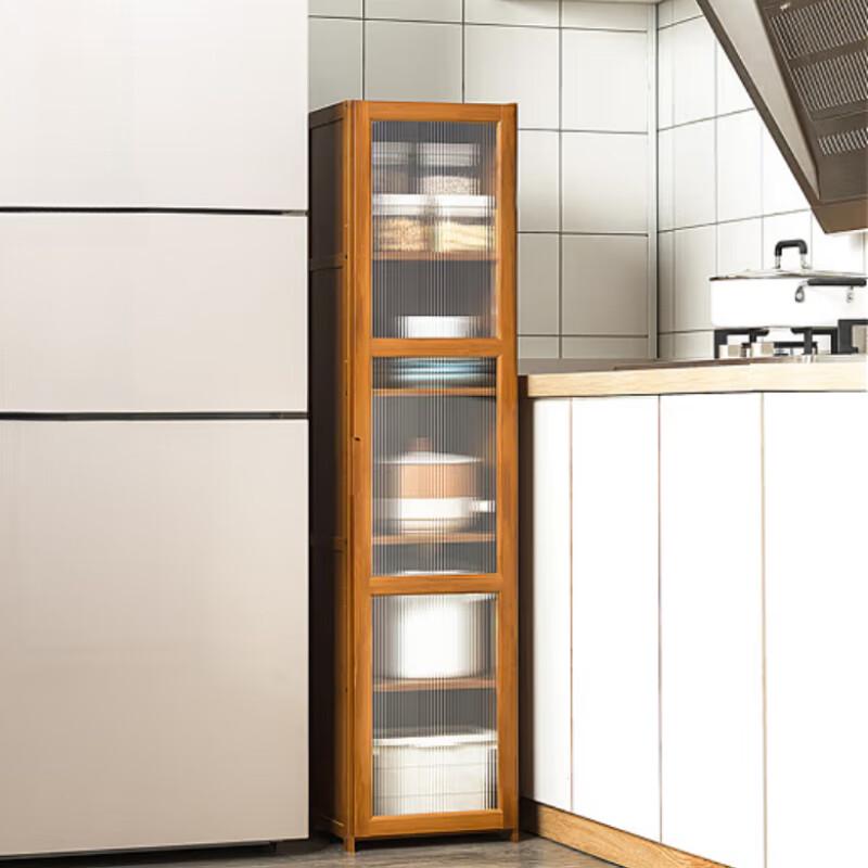 Beifu Slim Bamboo Storage Cabinet