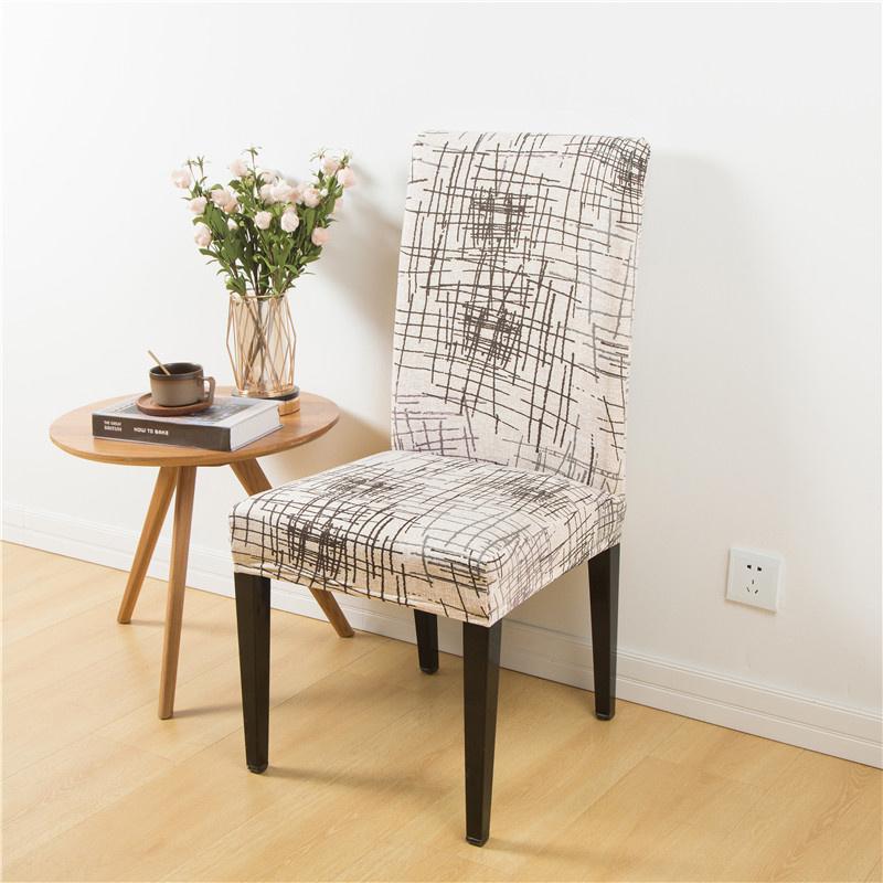 Stretch Stuhlhussen Bedruckte Elastische Stuhlhusse Spandex Überwürfe Für Esszimmer Hochzeit Bankett Hotel Bürostuhl