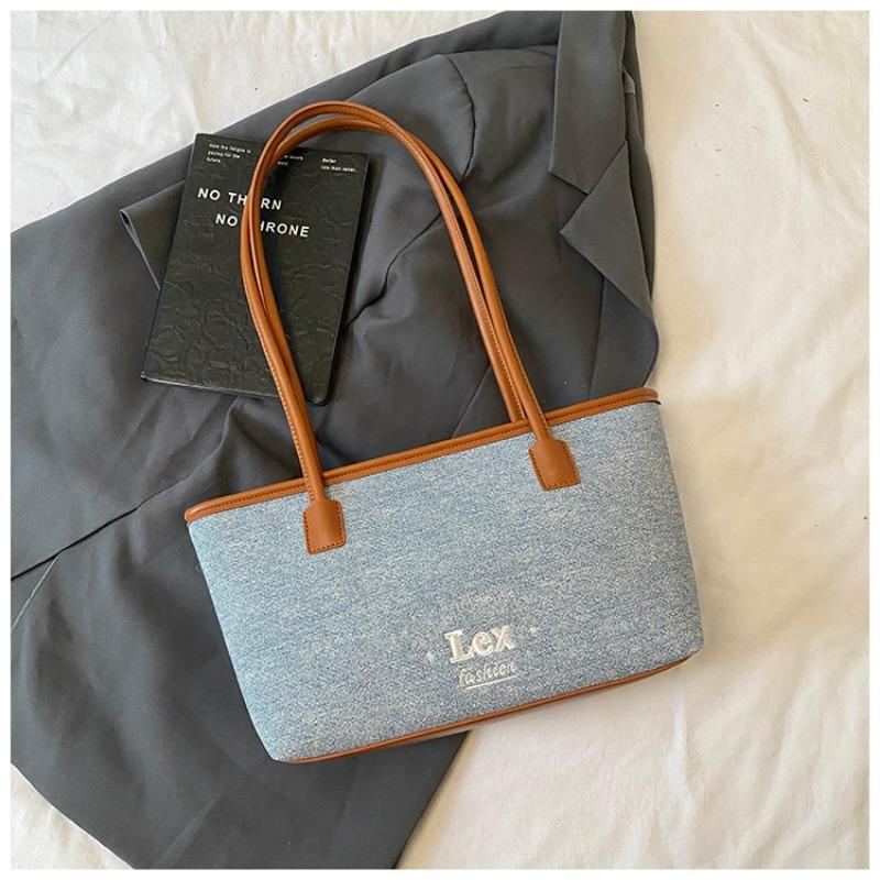 

Premium Tote Bag Women s New Trendy Fashion Versatile Shoulder Bag Large Capacity Commuter Bag темно-синий