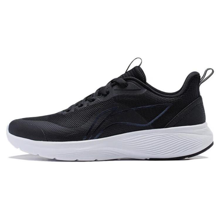New LINING Take A Dip Running Shoes Men's Low top Black White ARST063-3