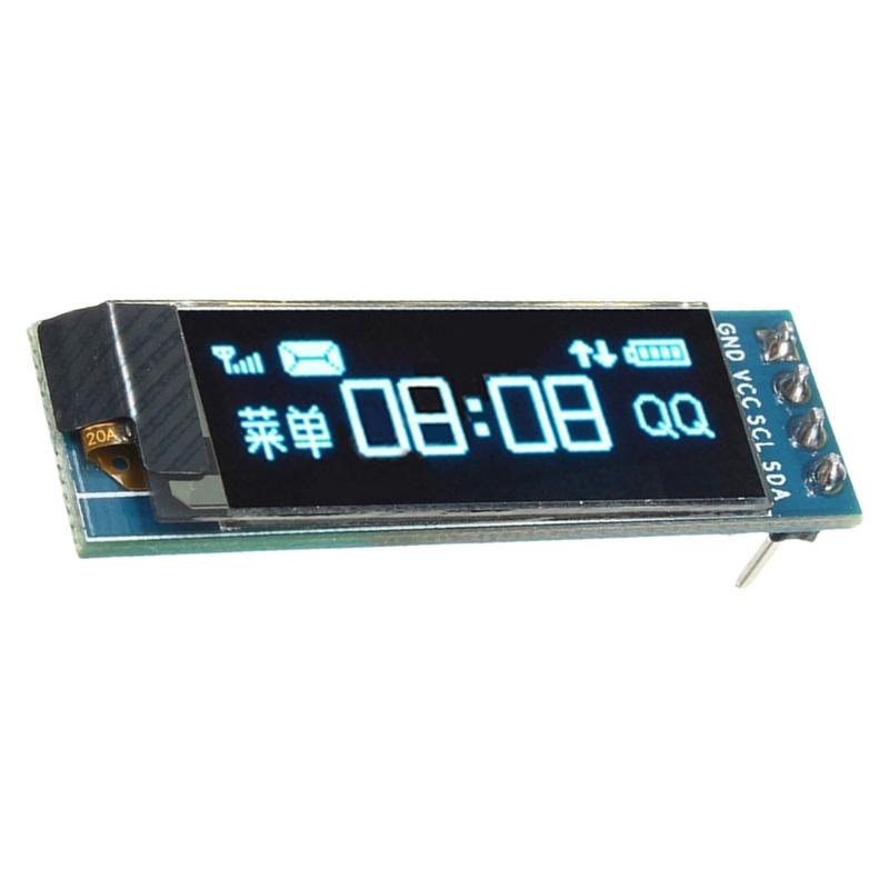 

Precise 0.91inch Screen Module Supporting I2C Communication Ideal For Intelligent Home And Wearable Devices синій