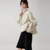 Elle Fashion Casual Loose Warm Long Sleeve Stand Collar Down Jacket Women outerwear EY52589