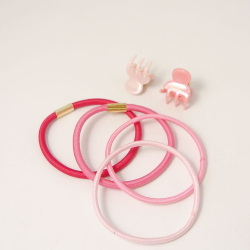 objet213 Pink Clips & String Set (2 clips+4 string)
