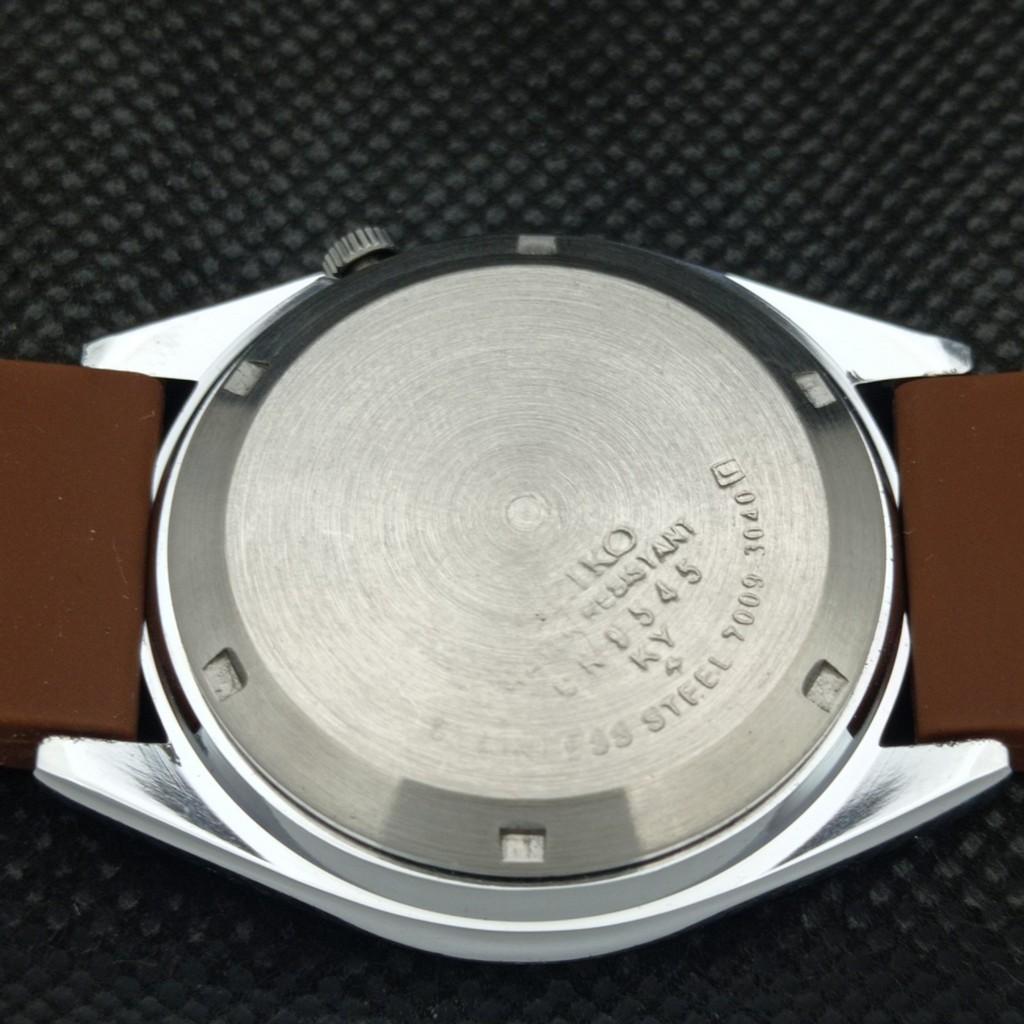 REFURBISHED VINTAGE SEIKO 5 AUTOMATIC JAPAN MENS D/D RED WATCH 593a-a311241-2