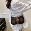 Star Denim New Style Fashion Spring Fashionable Design Crescent Bag Canvas Chain Handheld Underarm Bag