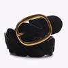 Fashionable Retro Wide-Woven Braided Women’s Belt TrendyVersatile High-End Suede Coat and Dress Belt with Waist Sash