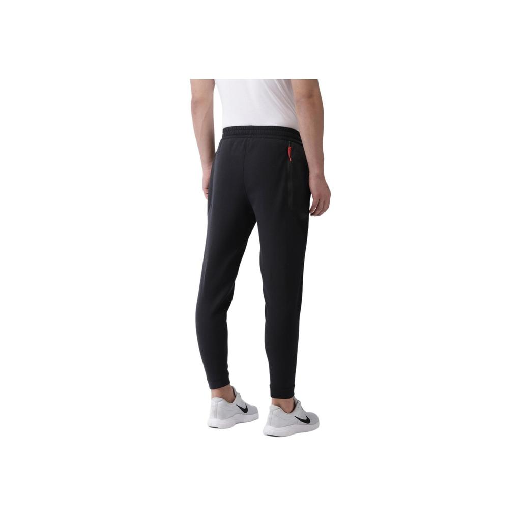 Nike Logo Print Cuffed Straight Leg Sports Pants Men Bottoms Black 925617-010