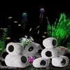 New Purple Clay Aquarium Hideaway Rock Natural Touch Simulation Crafts Fish Tank Cave Landscaping Decoration Aquarium Decoration
