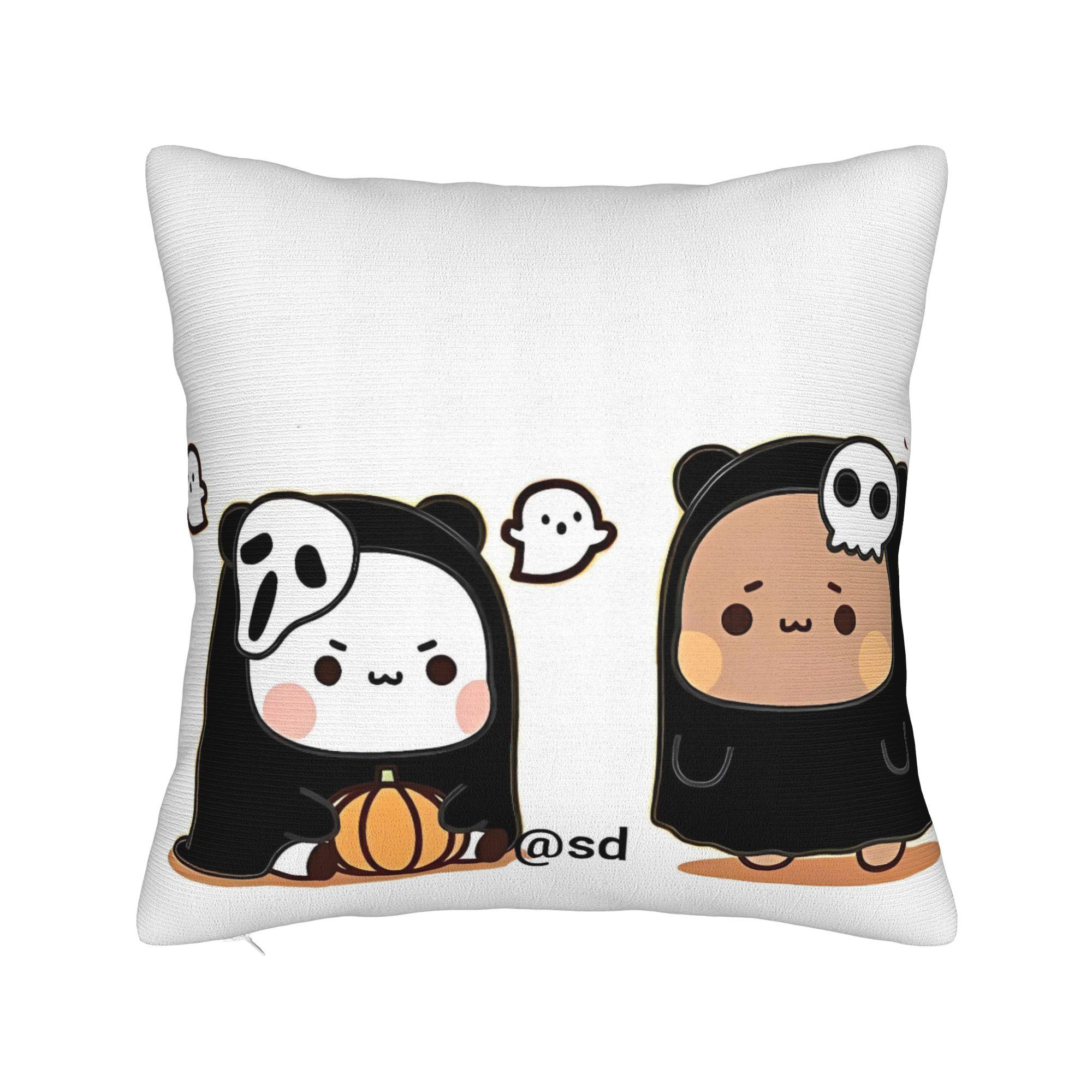 Наволочка на Хэллоуин Бубу Дуду Мягкая наволочка Модные наволочки для дивана, кушетки, кровати, гостиной 12x12Inch