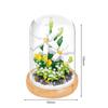 Exhibition Booth Brick Micro Diamond Block Flower Carnation Feverfew Lotus Kapok Jasmine Morning Glory Nanobrick Toys For Girls