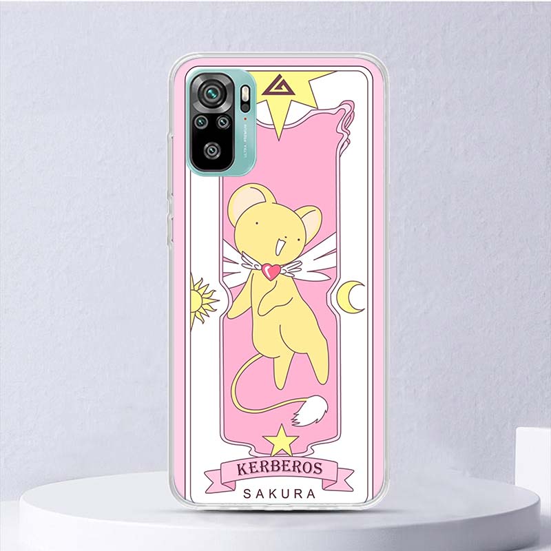 CardCaptor Sakura Anime Soft Case For Xiaomi Redmi Note 14 13 12S 11S 10S 12 Pro Plus Phone Cover 11 10 11E 11T Note14 Shell Coq