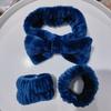 16-Piece Multi-Color Soft Headband and Hair Clip Set with Bowknot Washband and Elastic Hair Ties