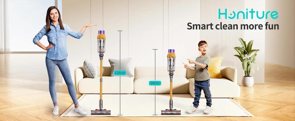 New X7 Convenient Vacuum Cleaner Cordless Handheld 48KPA Strong suction 550W Motor Smart Home Cleaning Vacuum Cleaner LED Touch Screen