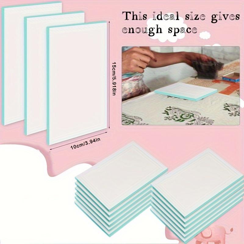 2pcs Soft and Easy To Carve Rubber Linoleum Blocks for Printmaking and Stamping - Durable Art Materials