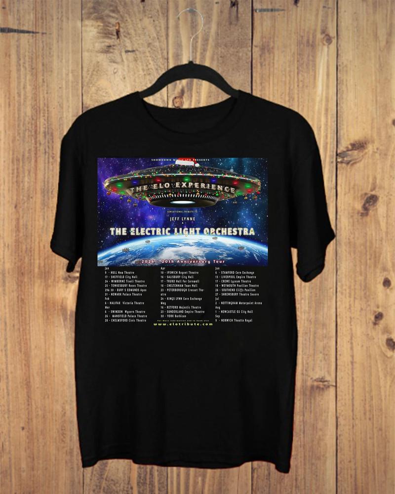 

Electric Light Orchestra 20th Anniversary Tour Band Tshirt Full Size QT1653 Unisex T-Shirt L