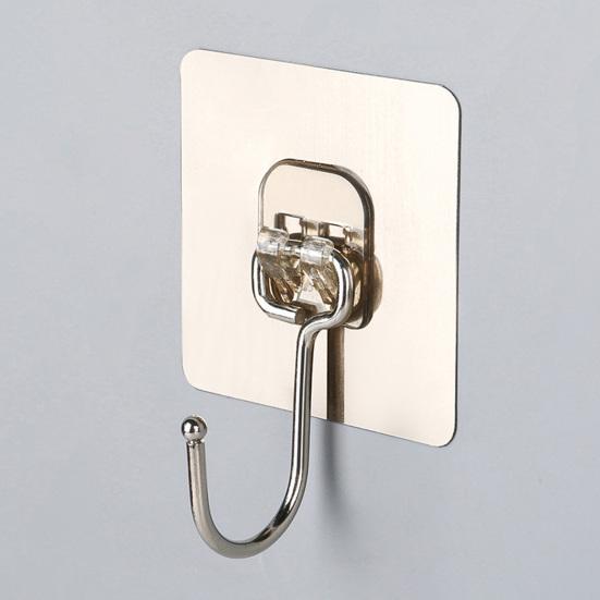 5Pcs Organisation Kunststoff Nützliche Selbstklebende Mehrzweck Lagerung Klebrige Haken Hängen Haken