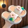 Summer New Kids Home Shoes Anti Slip Soft Sole Girls Bath Slipper Cartoon Cute Flower Bow Princess Slippers Children Beach Shoes