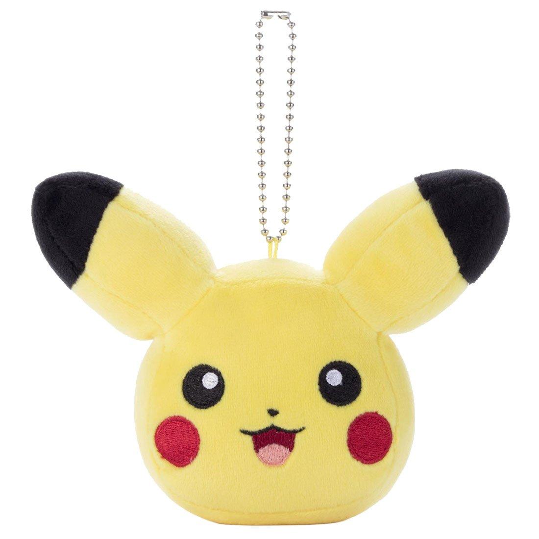 

Pokémon Mocchi-Mocchi-Style Face-Shaped Mascot Pikachu (Smile) - Approximately 12cm Tall