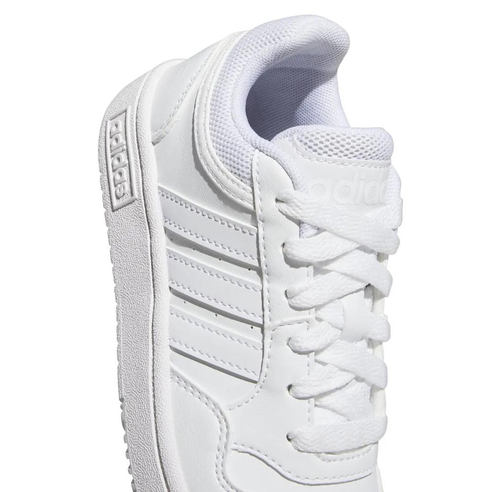 Adidas hoops 3.0 sneakers synthetic upper white
