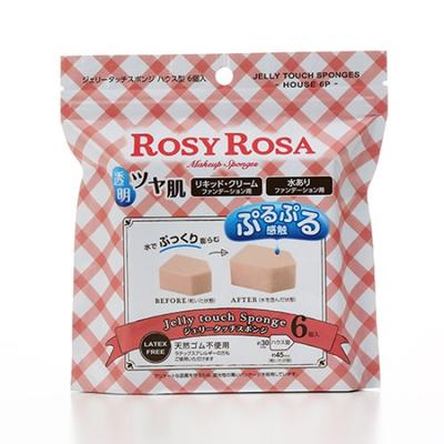 Rosie Rosa Jelly Touch Sponge House Type 6 Pieces