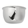 Stainless Steel Sauce Dishes Rolled Edge Mini Individual Pinch Bowl Easy To Clean Seasoning Dish Saucers for Kitchen