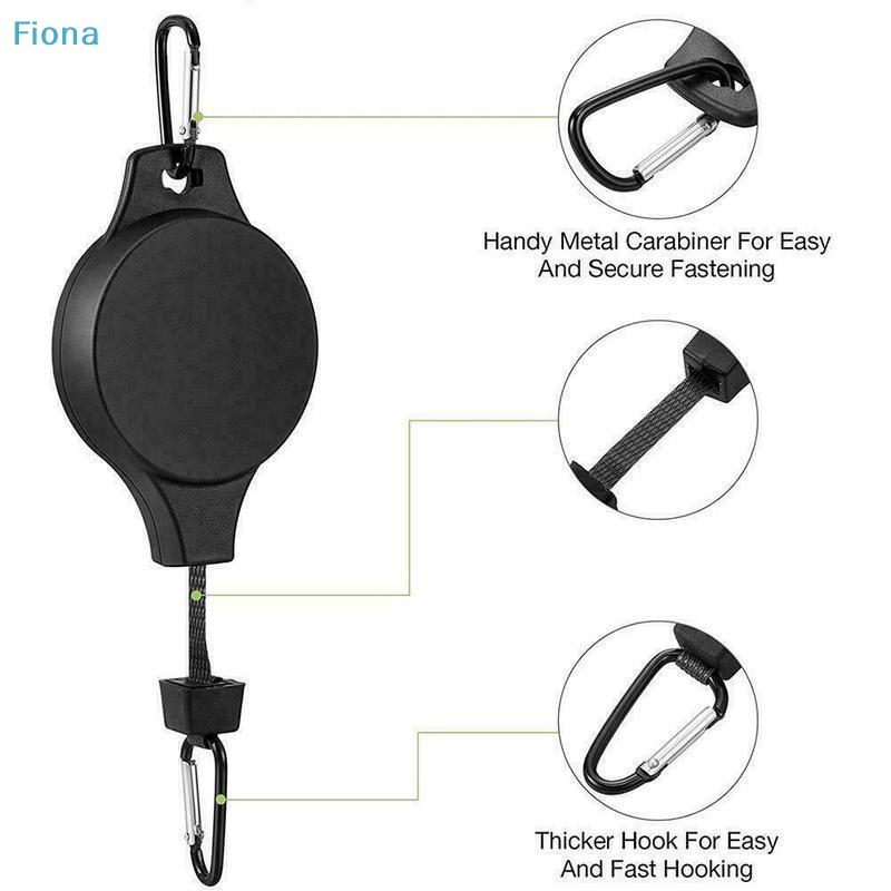 Adjustable Retractable Plant Pulley Hanger Hook For Hanging Flower Baskets Garden Pots Bird Feeder Outdoor Decor