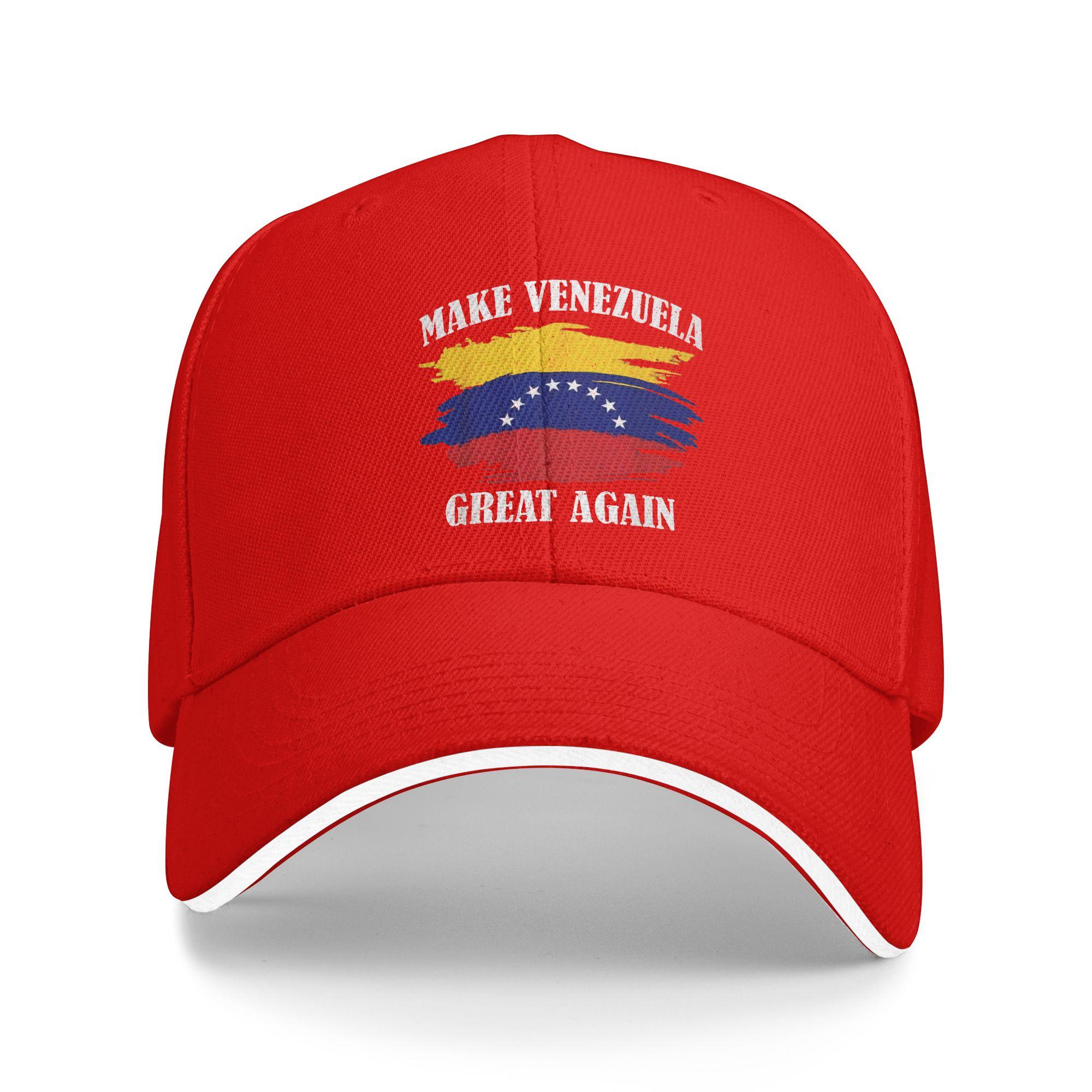 Make Venezuela Great Again Baseball Cap Unisex Unisex Design Trucker Hat Summer Classic Outdoor Sports Sun Visor Baseball Caps One Size