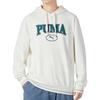 Puma Letter Print Casual Sports Hooded Breathable Pullover Sweatshirt Men Sweatshirt White 678419-65