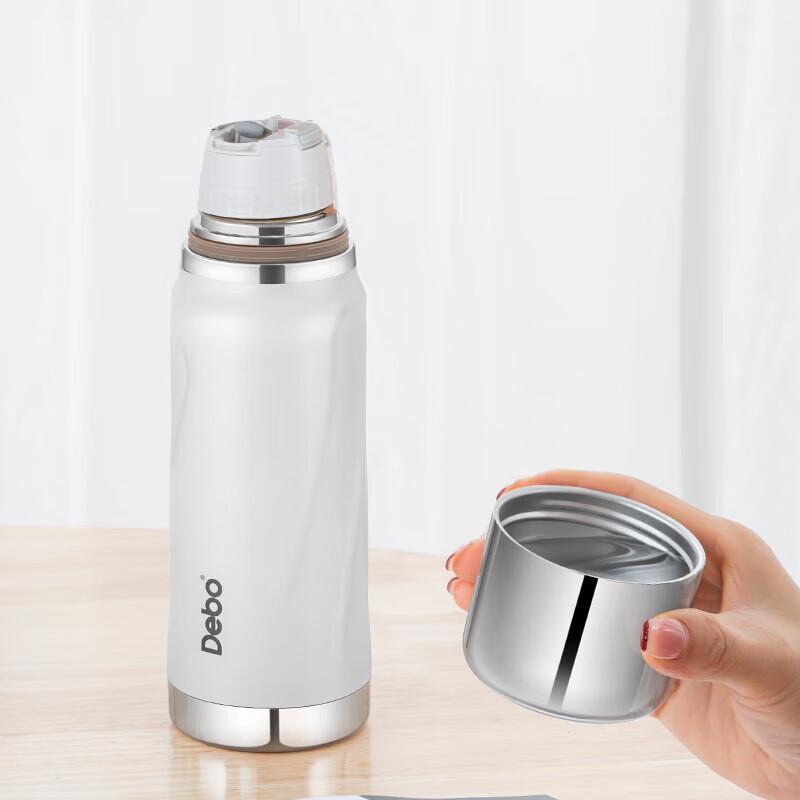 Debo DEP-902 520ml White Insulated Stainless Steel Tumbler