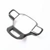 For Ford F150 21-23 Accessories Carbon Fiber Car Steering Wheel Panel Cover Trim