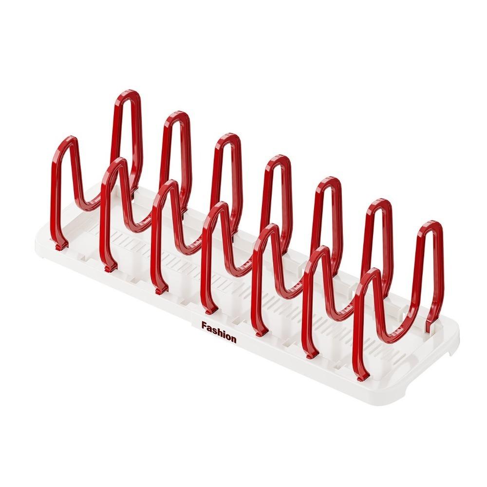 U-shaped Telescopic Dish Drying Rack Adjustable Detachable Kitchen Storage Shelf Plastic Space Saving Bowl Rack
