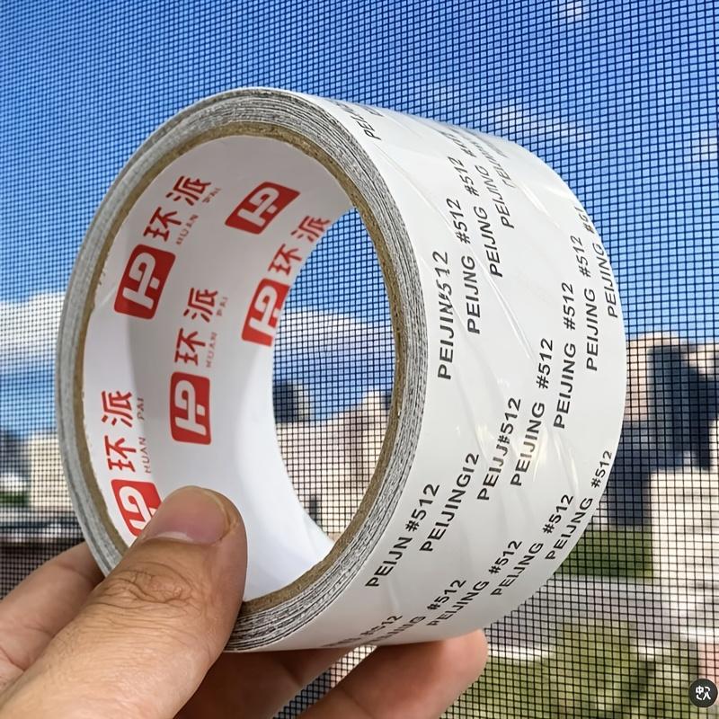 1roll 118.11inch Mosquito Net Repair Patches, Self-Adhesive Dormitory Window Screen And Curtain Hole Repair Patches, Waterproof Mesh Patches Suitable серый