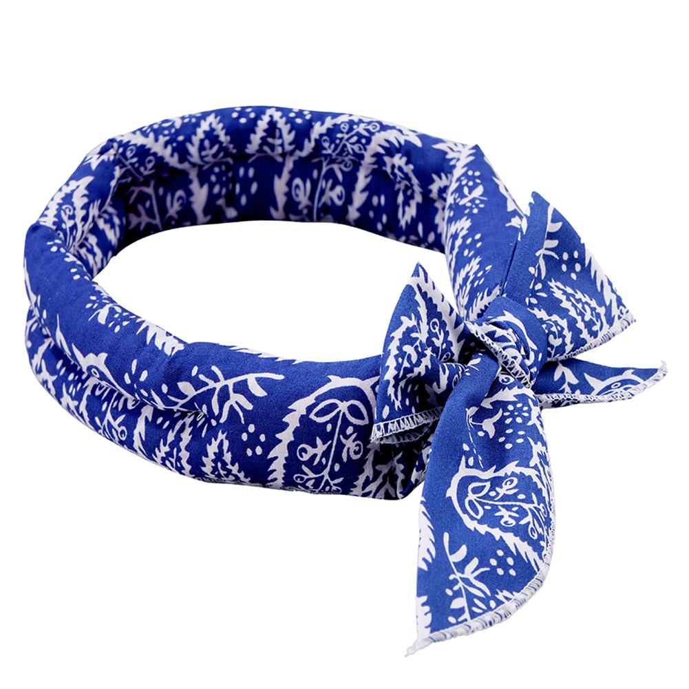 Écharpe Rafraîchissante d'Été pour Animaux de Compagnie Collier Glacé pour Chien Enveloppement Froid Respirant Bandana Rafraîchissant Instantané pour Promenade en Extérieur