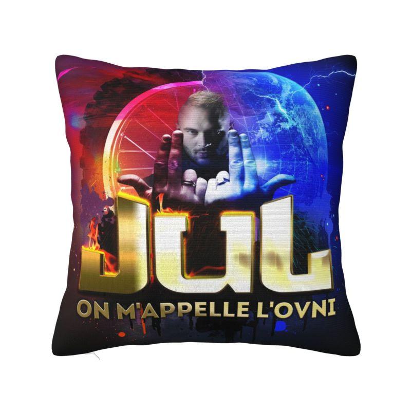 Nordic Style Jul Cushion Cover xcm Polyester French Rapper Music Throw Pillow for Sofa Square Pillowcase Home Decor