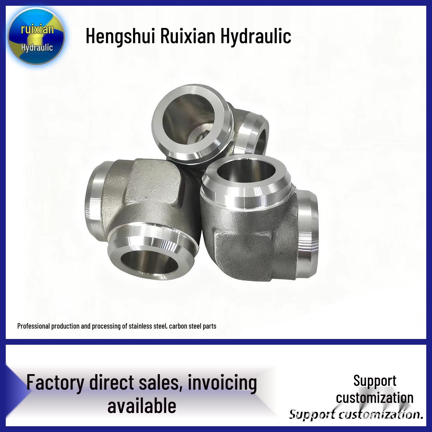 

304 Stainless Steel 90° High-Pressure Hydraulic Butt Weld Elbow Model 979-14
