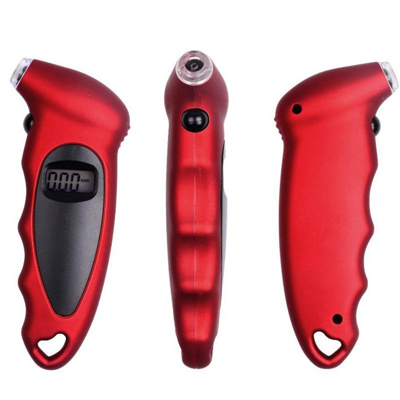 Portable Digital LCD Tire Tyre Air Pressure Gauge Tester Tool Car Motorcycle