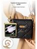 ZFlip5 Magnetic Hinge Leather Ring Case - Foldable Screen, Creative & Simple Design
