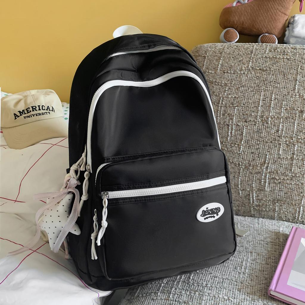 Schoolbag1011 Xiulong Japanese Small Fresh Casual Junior High School Student Schoolbag Simple Versatile Backpack Ins Lightweight Backpack
