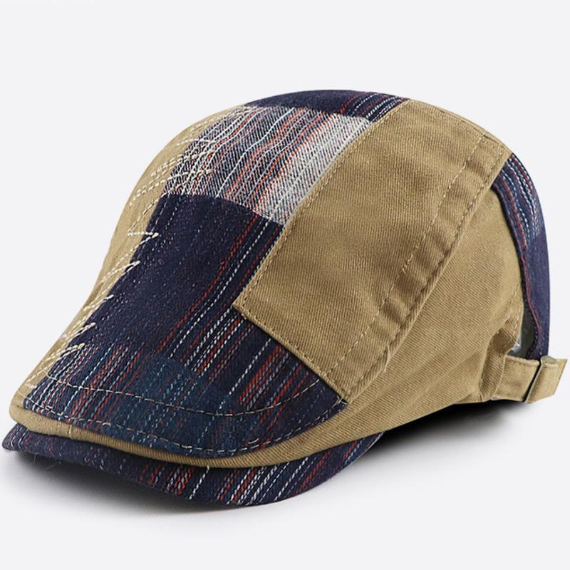 High Quality Cotton Ivy Cap Dad Casual Sun Caps Ladies Fashion Beret Male Newsboy Caps Man Painter Hat Flat Peaked Cabbie Caps