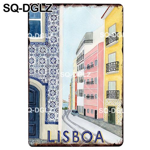 [SQ-DGLZ] KOLUMBIEN Metallschild Vintage Blechschild Retro Wanddeko für Zuhause Plakette Metallposter Kneipe Bar Deko Kunst Gemälde