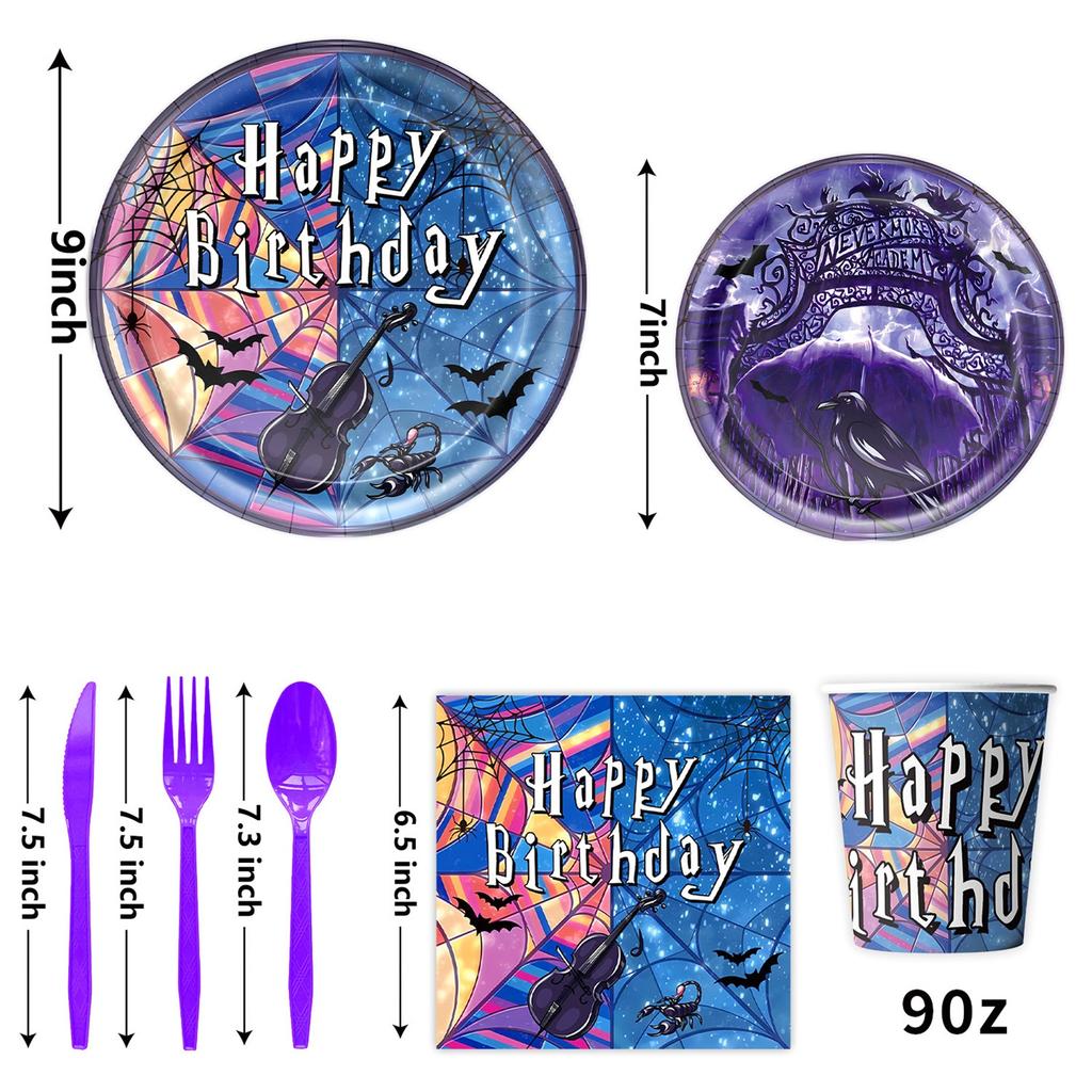 Theme Birthday Party Decoration Set, First Birthday Party Atmosphere Props, Paper Plate Pull Flag Hanging Decoration Tableware Decoration