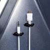 4PCS Car charging data cable clamp, cable buckle, office network cable stabilizer, car cable clamp