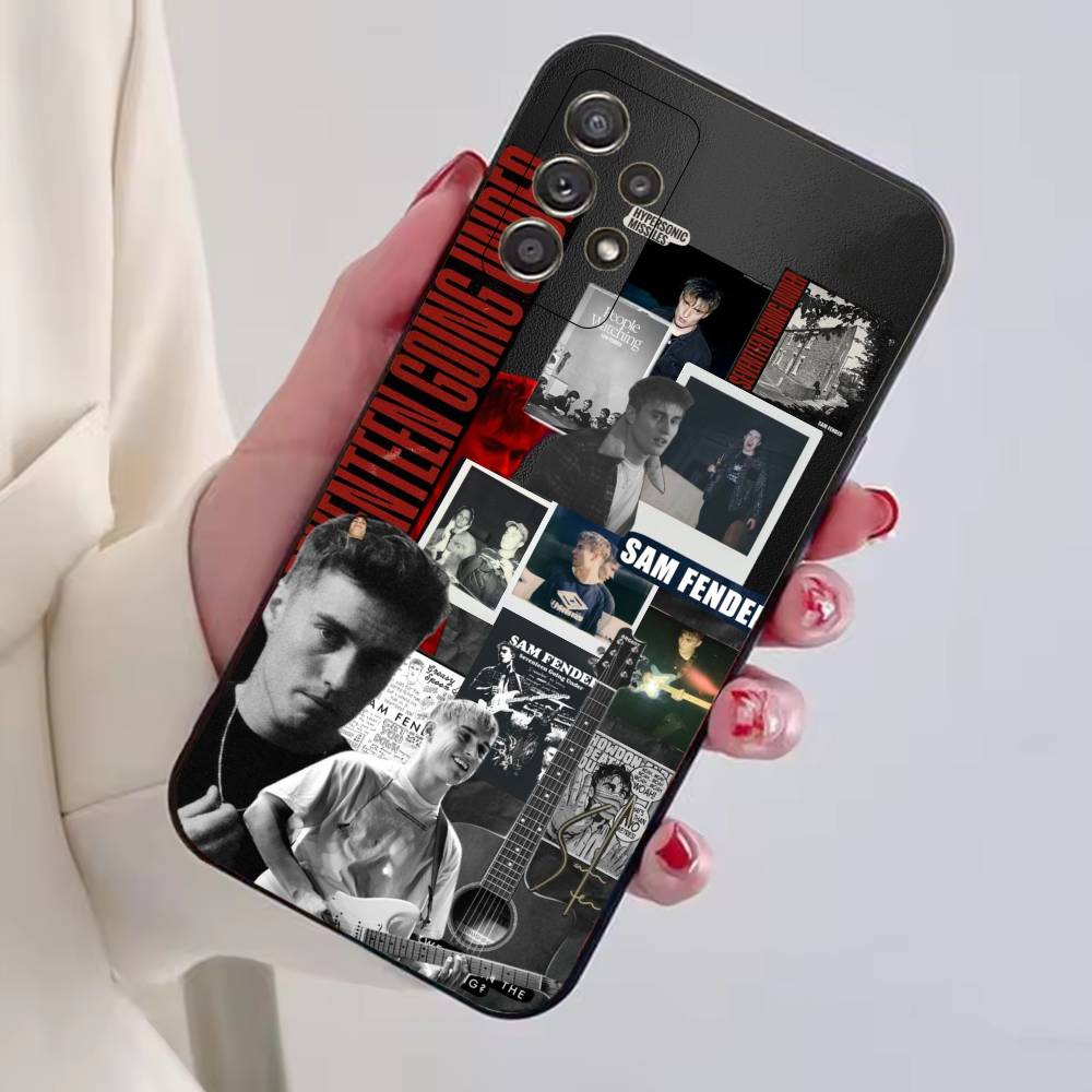 Singer S-Sam Fender Phone Case For Samsung S25,S24,S21,S22,S23,S30,Ultra,S20,Plus,Fe,Soft Silicone Black Cover