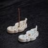 Ceramic Incense Stick Holder Chinese Style Incense Burner Censer Base Ornaments Yoga Office Home Decoration