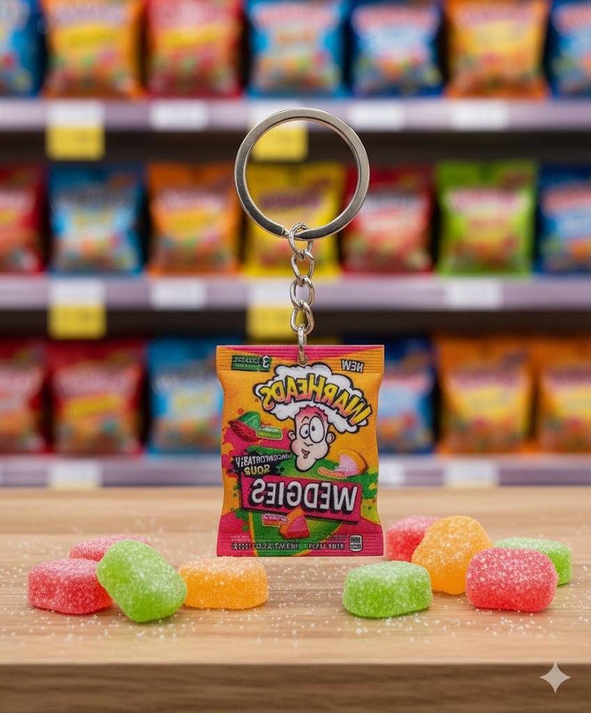 Брелок мини для ключей детский 2,5 см акрил еда игрушка антистресс подвеска на ключи, на сумку