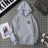 A Simple Depiction Of Love Printed Women Hooded Graphic Funny Hoodies O-Neck Loose Casual Tops Sport Street Sweatshirt