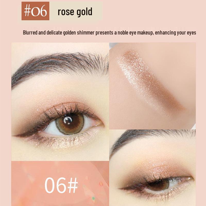 Zweifarbiger Lidschattenstift - Farbverlauf Erd- & Rosatöne